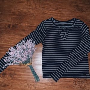 Hollister striped long sleeve